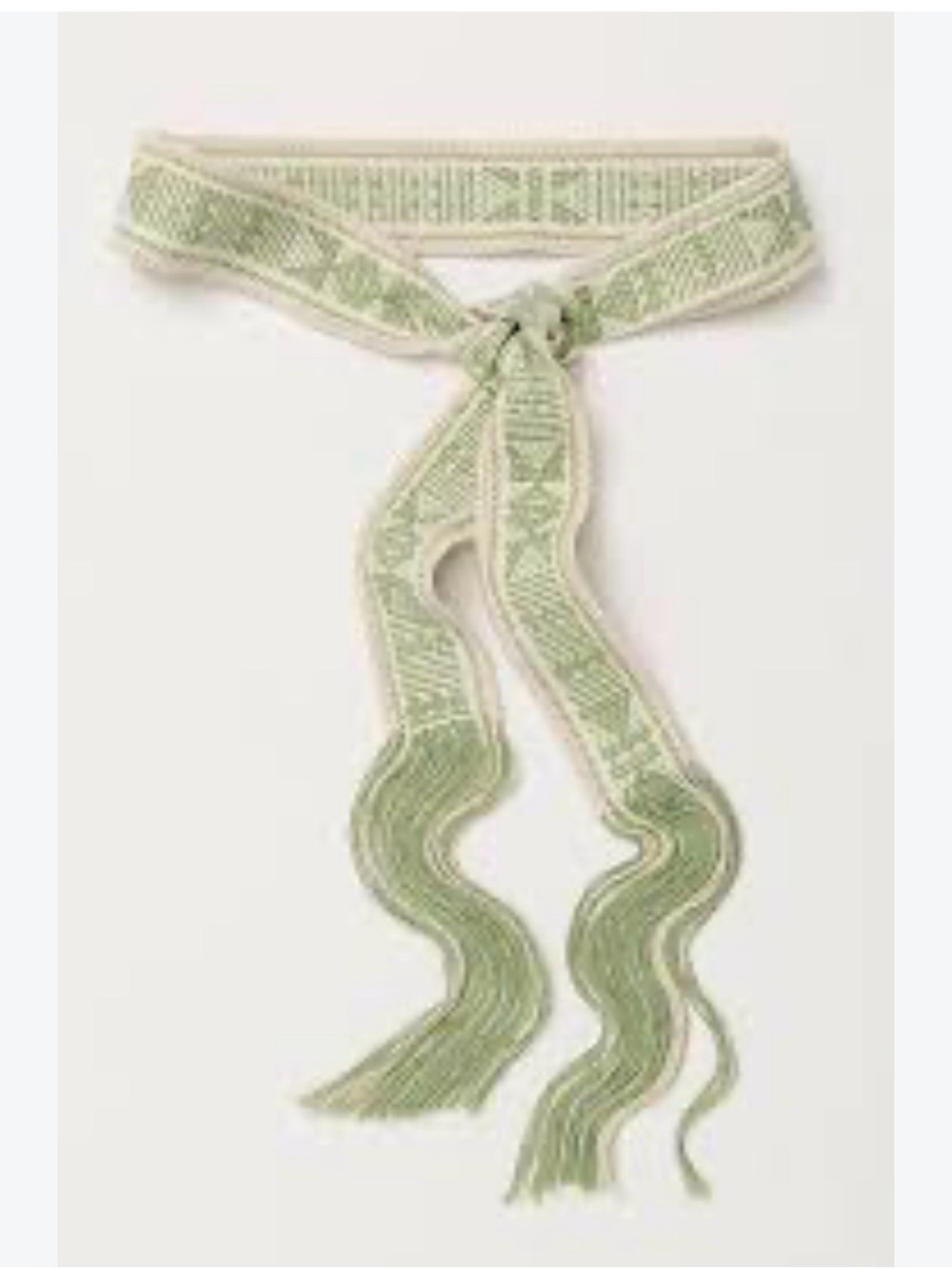 Free People Tango Wrap Belt in Martini Olive